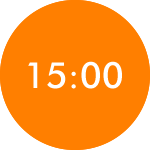 15時00分
