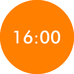 16時00分